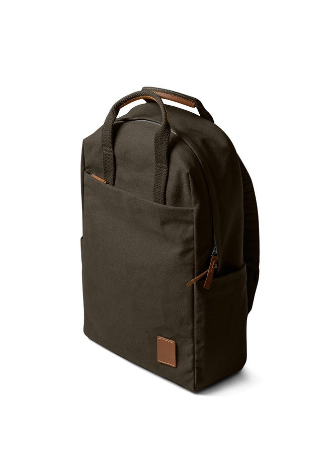 دايلي أوبجيكتز حقيبة ظهر يومية من DailyObjects بتصميم حقل القرنفل، تتسع لجهاز كمبيوتر محمول حتى 14 بوصة مع جيب مخصص للأمتعة | حقيبة سفر للجنسين | مصنوعة من قماش متين | جيوب وأقسام بسحاب - Image 4