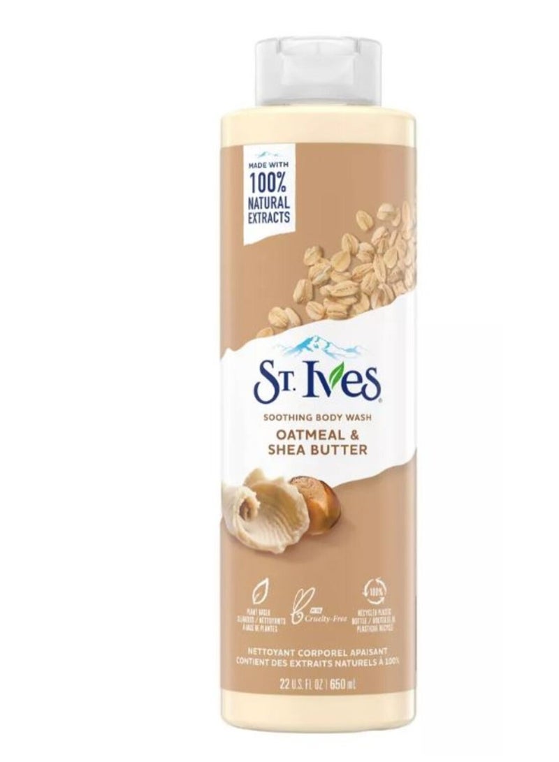 سانت آيفز غسول الجسم المهدئ بالشوفان وزبدة الشيا 650 مل - Image 1