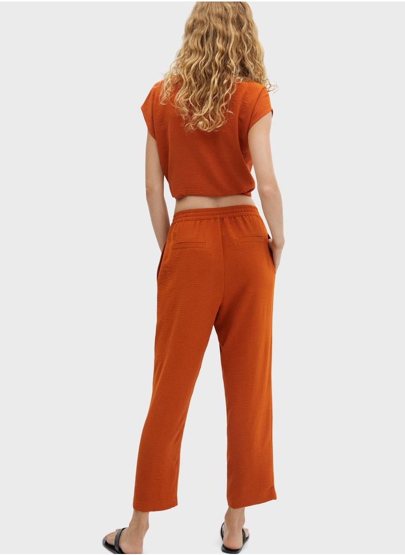 MANGO - High Waist Pants - Image 1