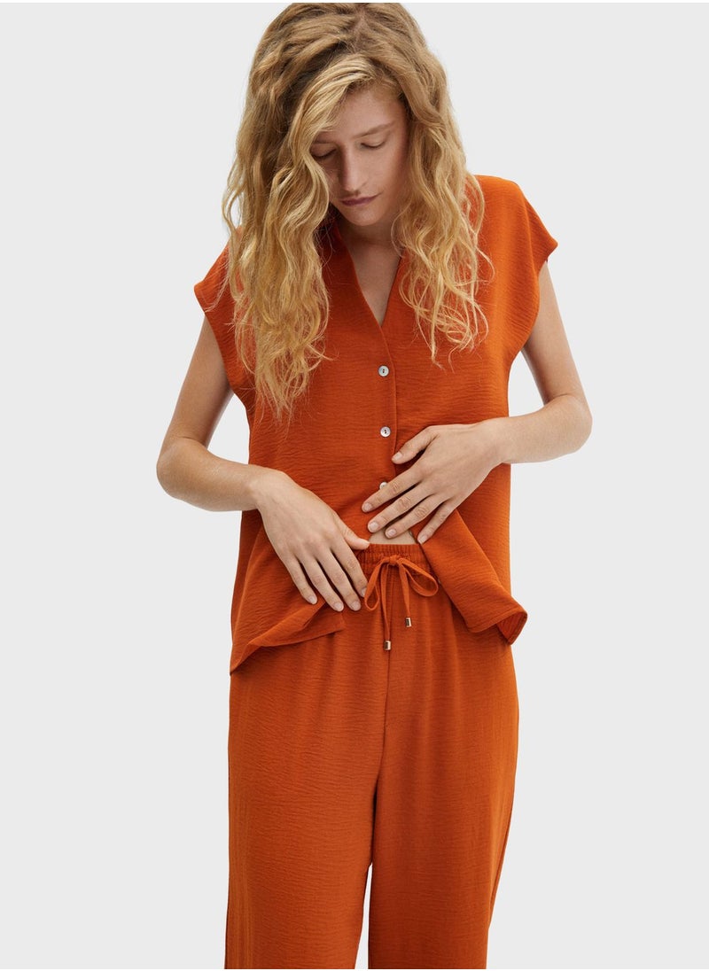 MANGO - High Waist Pants - Image 1