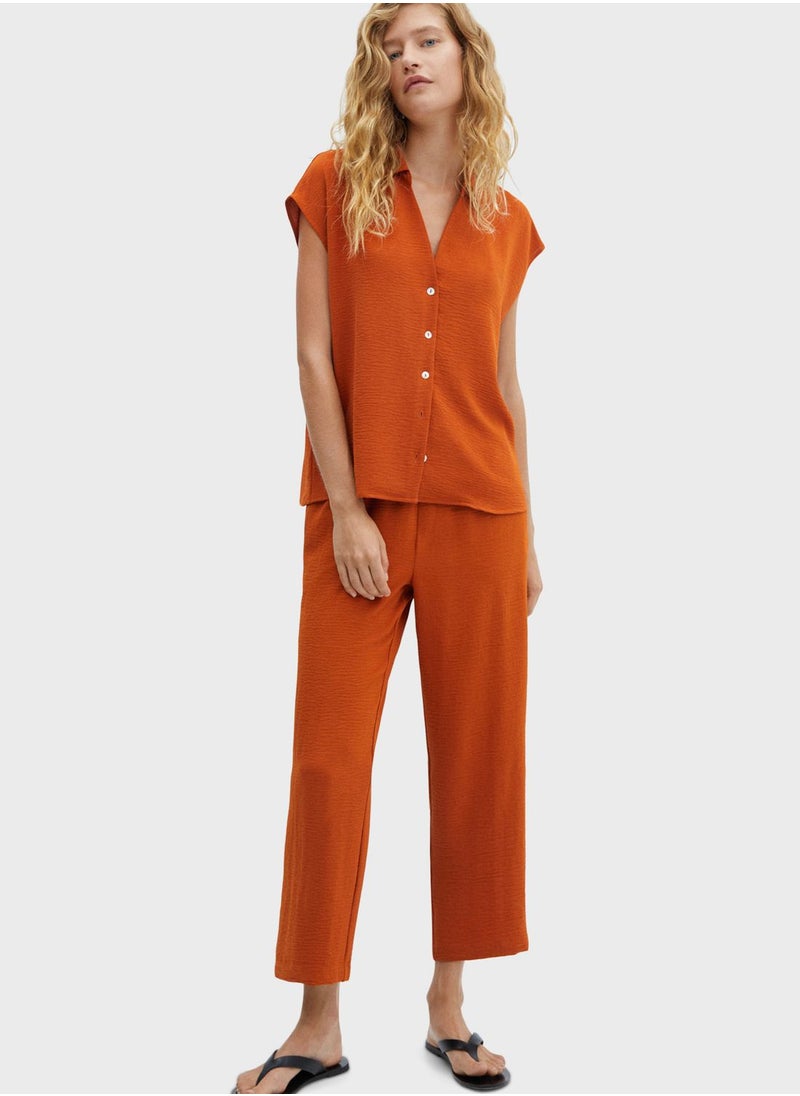 MANGO - High Waist Pants - Image 1