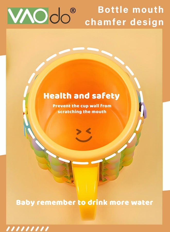 VAOdo Decompression Push Bubble Water Cup Animal Pioneer Educational Development Pop It Stress Relief Toy for Hand Eye Coordination - Image 3