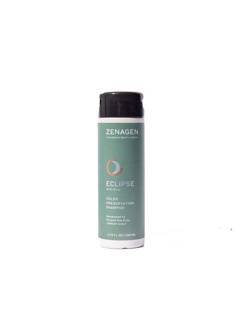 Zenagen Zenagen Eclipse Color Preservation + Gray Support Shampoo | Protects And Preserves Hair Color, Reduces Gray Appearance, Nourishes And Strengthens Hair, Plant-Based, Color-Safe, Vegan, All Hair Types 