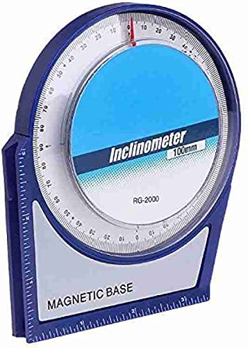 Dinojames Inclinometer Angle Finder Protractor Tilt Level Meter Clinometer with Magnetic Base (100 mm) Pack of 1 - Image 2