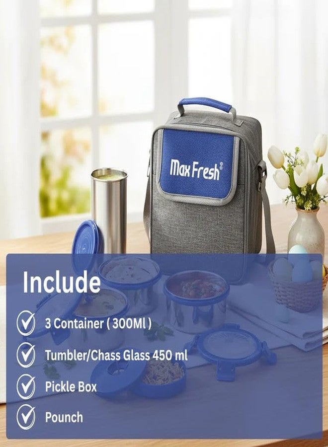 Maxfresh Mealpro 5Pcs Lunch Box with Pouch Bag for School and Office - Image 5