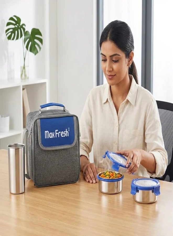 Maxfresh Mealpro 5Pcs Lunch Box with Pouch Bag for School and Office - Image 4