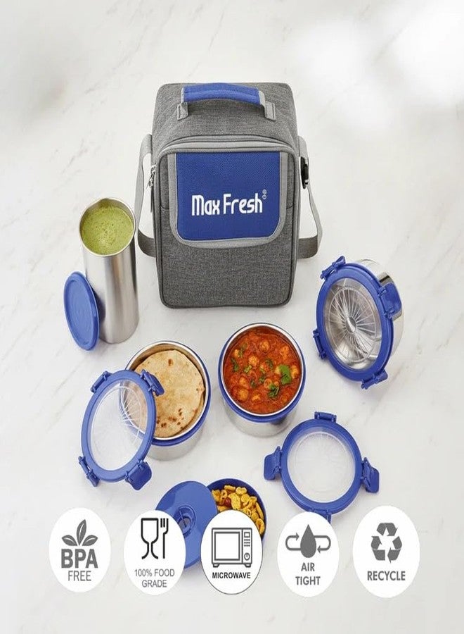 Maxfresh Mealpro 5Pcs Lunch Box with Pouch Bag for School and Office - Image 3