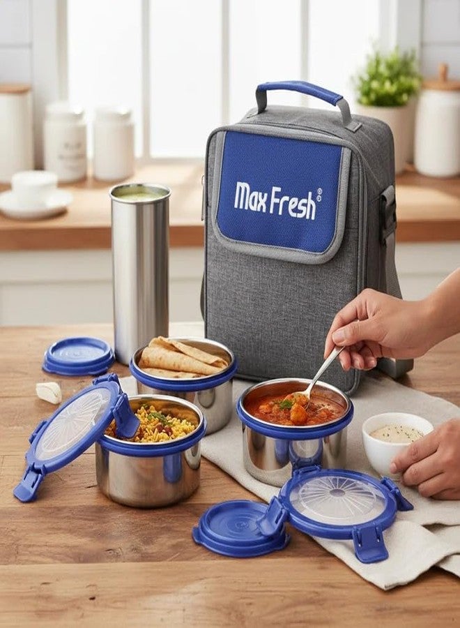 Maxfresh Mealpro 5Pcs Lunch Box with Pouch Bag for School and Office - Image 2