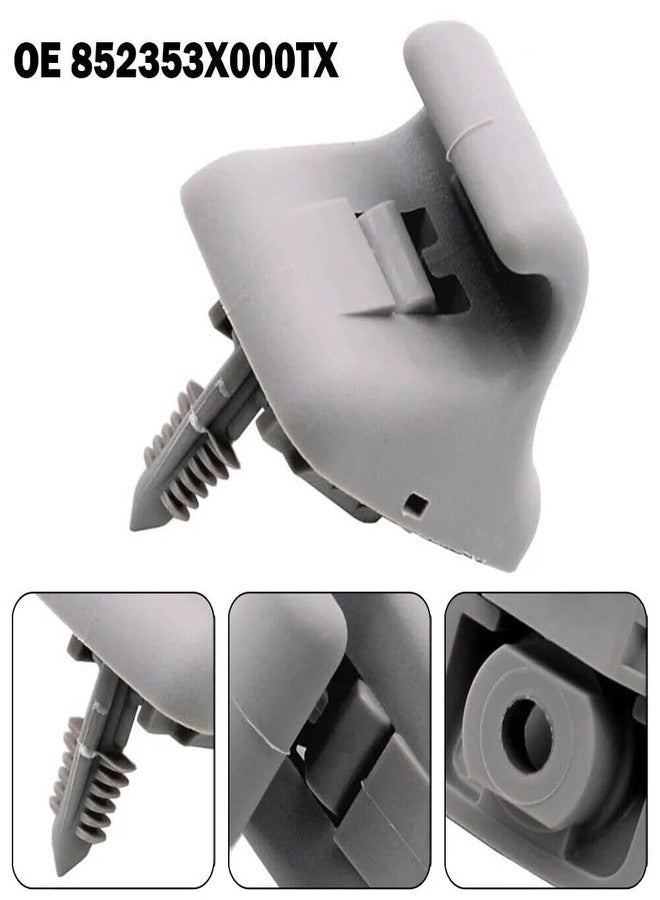 UCCKEYI 2 Pcs Sun Visor Bracket Clip Compatible with Hyundai Elantra 852353X000TX Retainer Hook - Image 2