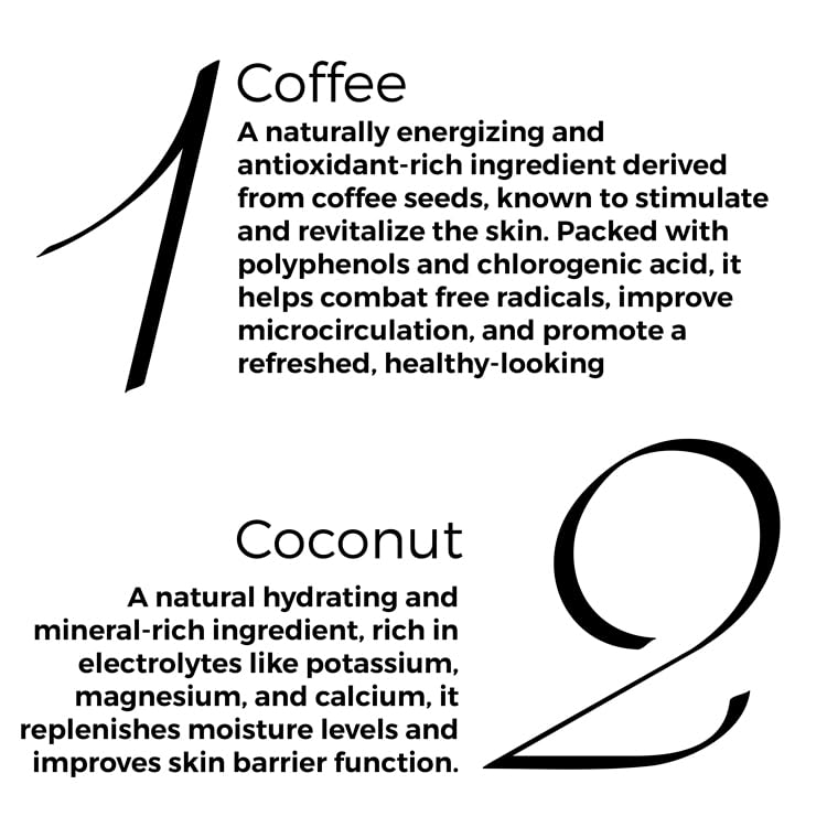 Brillare Coffee & Coconut Body Scrub Energized & Moisturised Skin - Image 2