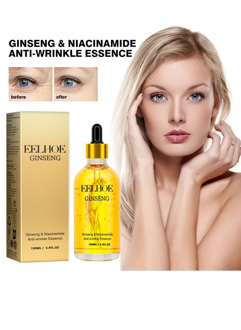 إيلهو سيروم مضاد للتجاعيد من الجينسنغ يبهت الخطوط الرفيعة حول العينين يشد الوجه ويرطبه - Image 2