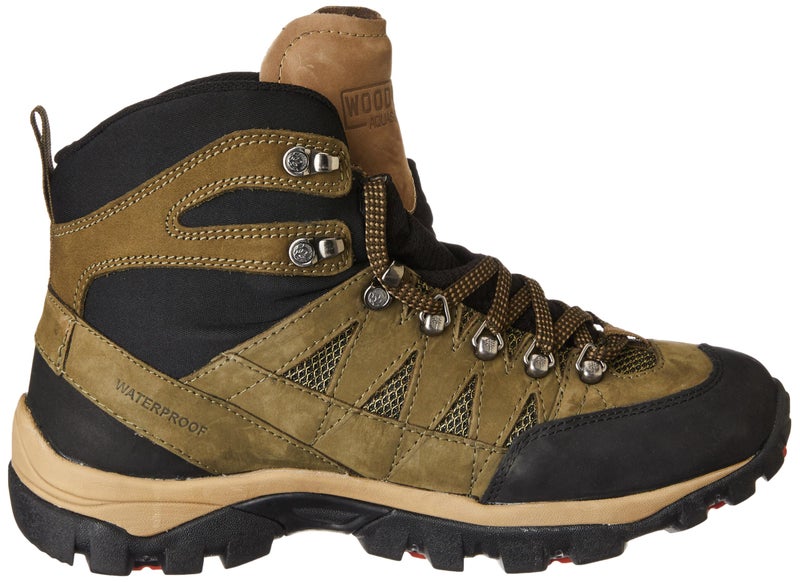 WOODLAND أحذية وودلاند الرجالية من النوبوك باللون الأخضر الزيتوني - 8 المملكة المتحدة (42EURO) (GB 4467122) - Image 4