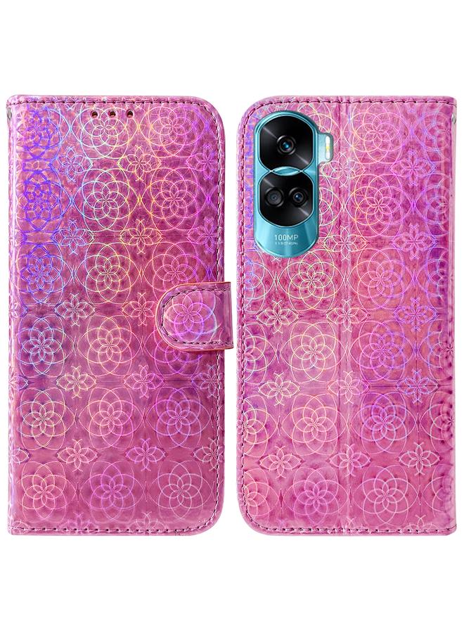 Zaboon Case For Honor 90 Lite Colorful Magnetic Buckle Leather Phone Case - Image 1