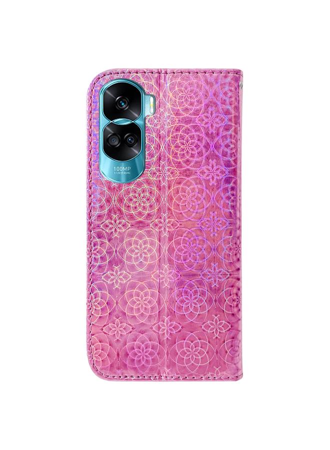 Zaboon Case For Honor 90 Lite Colorful Magnetic Buckle Leather Phone Case - Image 3