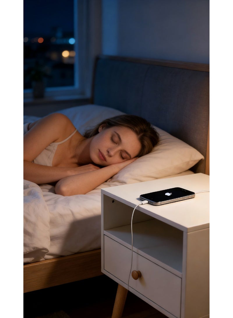 dida-cosmos Large capacity bedside table for home use, 45*35*60cm, double-layer bedside table with drawers, bedside coffee table, 2026 new style bedside table, double-layer bedside table, luxury bedside table. - Image 5