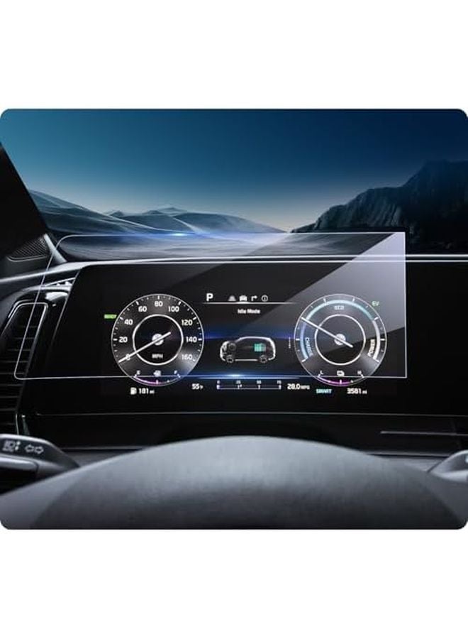 2025 Kia Sportage 2023 2024 12.3 Inch Tempered Glass Dashboard Touch Screen Protector - Image 1