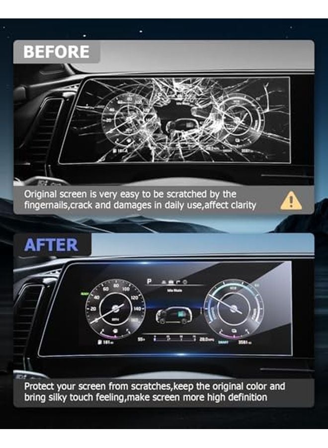 2025 Kia Sportage 2023 2024 12.3 Inch Tempered Glass Dashboard Touch Screen Protector - Image 5