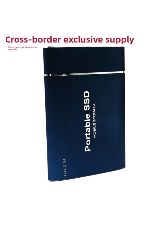 High-speed SSD Solid State Mobile Hard Disk 1TB 2TB 4TB 8TB Expansion 60TB-Capacity:High-speed 12tb Personal Photos Not Allowed-Interface:Type-c 3.1 Black  - Image 3