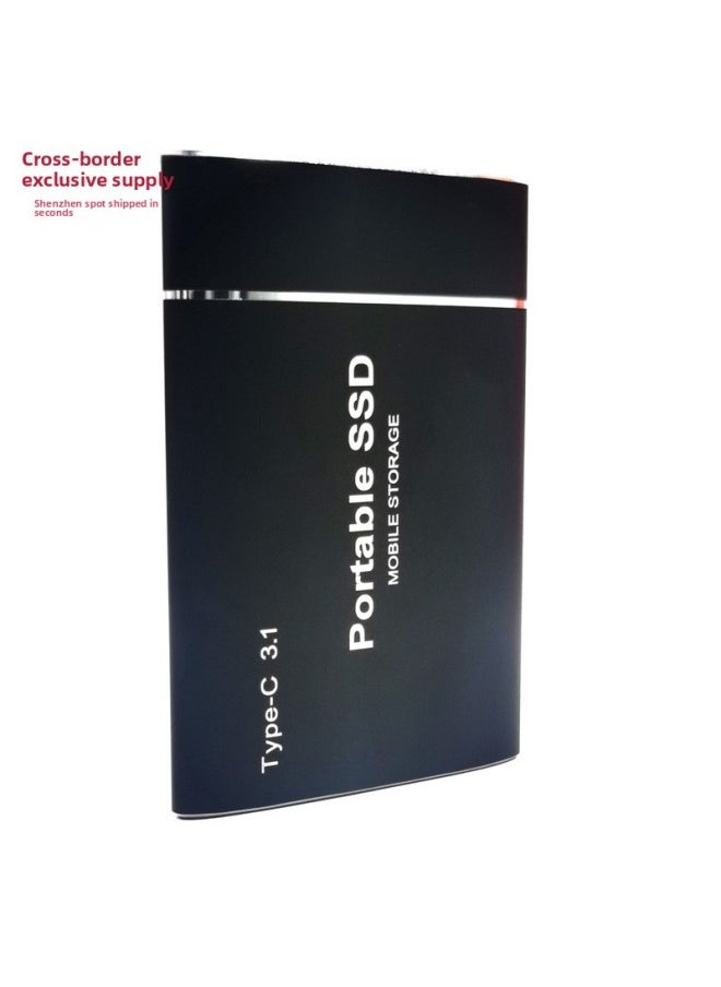 High-speed SSD Solid State Mobile Hard Disk 1TB 2TB 4TB 8TB Expansion 60TB-Capacity:High-speed 12tb Personal Photos Not Allowed-Interface:Type-c 3.1 Black  - Image 5