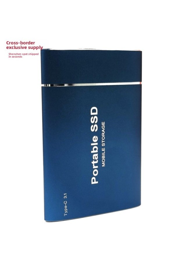 High-speed SSD Solid State Mobile Hard Disk 1TB 2TB 4TB 8TB Expansion 60TB-Capacity:High-speed 12tb Personal Photos Not Allowed-Interface:Type-c 3.1 Black  - Image 2
