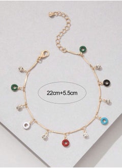 Fashion Donut Anklet with Rhinestone Pendant for Women One Piece - pzsku/Z624094FA1F3775C60DFCZ/45/_/1728248960/49742b7e-f896-41b7-a23a-8e8b62043d2c