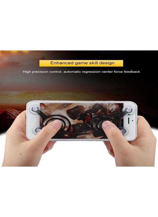 Thoraya 1 Pair Strong Sucker Touch Screen Game Control Joystick for Arena of Valor game (Black)  - Image 5