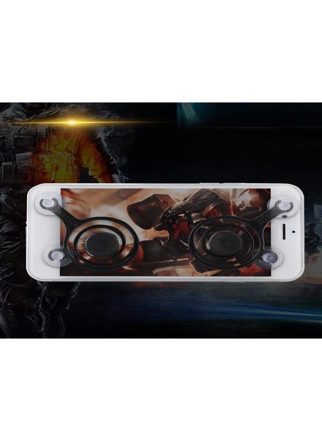 Thoraya 1 Pair Strong Sucker Touch Screen Game Control Joystick for Arena of Valor game (Black)  - Image 4