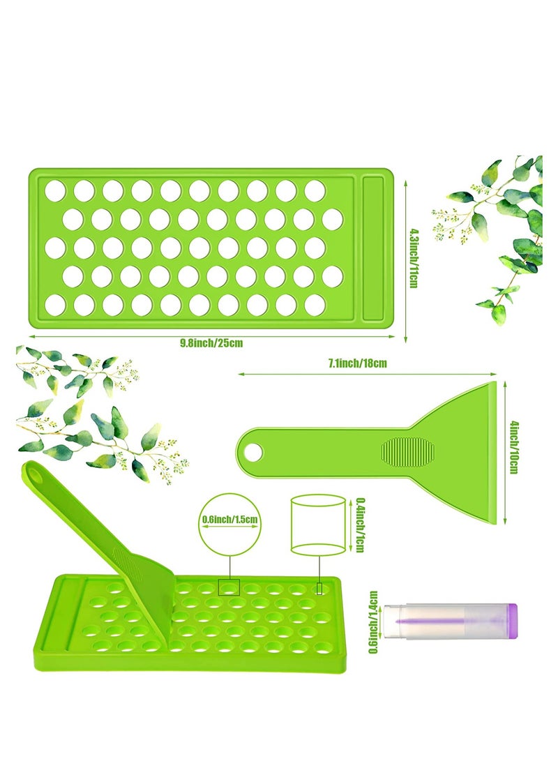 DIY Lipstick Mold Lip Balm Crafting Kit Empty Lipsticks Filling Tubes Mold 2 Sets Lip Balm Tray and Spatula Set DIY Lipstick Gifts for Women Grils - Image 2