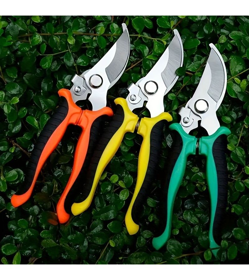 Heavy Duty Pruning Shears for Gardeners Ergonomic Handle Random Color - Image 4