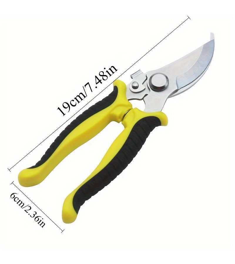 Heavy Duty Pruning Shears for Gardeners Ergonomic Handle Random Color - Image 3