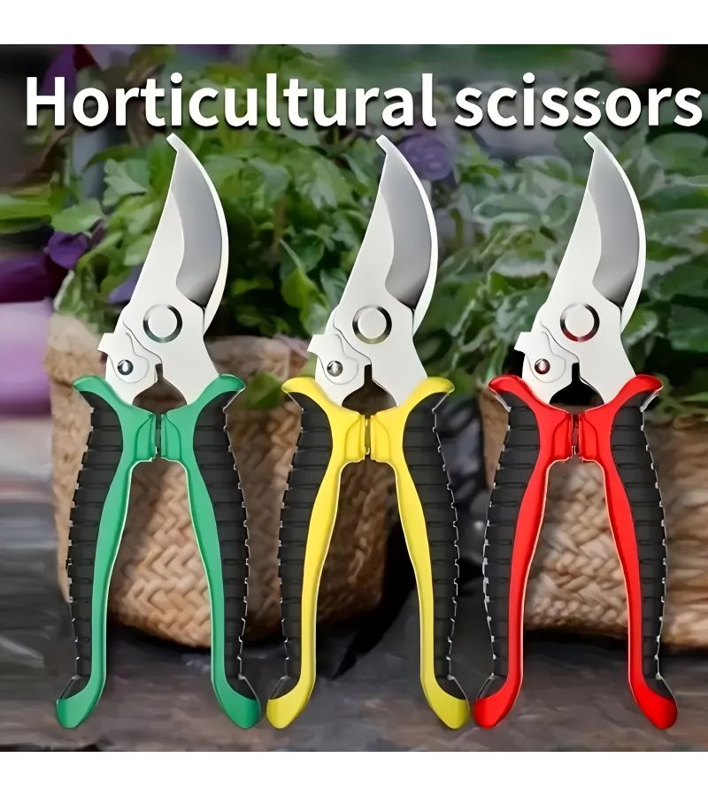 Heavy Duty Pruning Shears for Gardeners Ergonomic Handle Random Color - Image 5