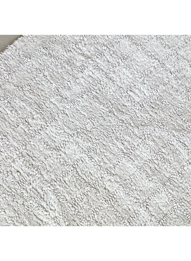 Home Box Ever Eco 2-Piece Cotton Viscose Bathmat Set 80 x 50 cm