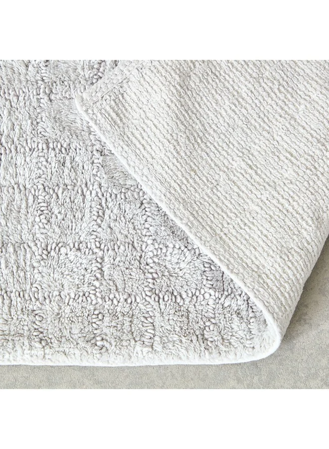 Home Box Ever Eco 2-Piece Cotton Viscose Bathmat Set 80 x 50 cm