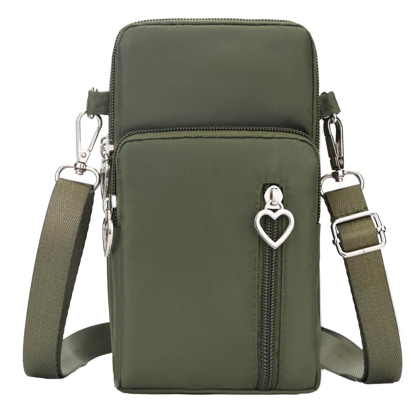 JANKS Small Crossbody Bags for Women Mini Cell Phone Purses with Crossbody Strap Phone Wallet Shoulder Bag Nylon Arm Bag - Image 1