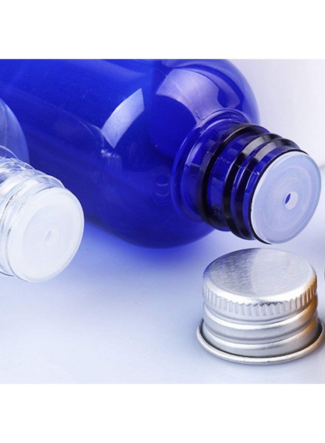 lasenersm 3 Pieces 100Ml Plastic Bottle With Aluminum Cap Plastic Bottle With Screw Cap Refillable Plastic Sample Bottle Cosmetic Dispenser Container For Lotion Shower Gel Cleaning Water Oiltransparent - Image 3