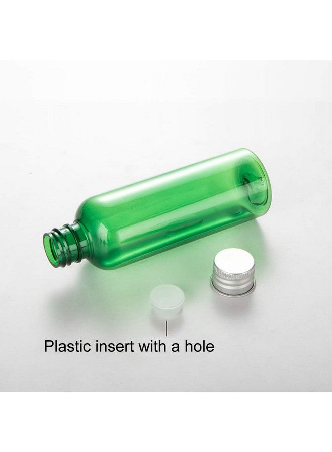 lasenersm 3 Pieces 100Ml Plastic Bottle With Aluminum Cap Plastic Bottle With Screw Cap Refillable Plastic Sample Bottle Cosmetic Dispenser Container For Lotion Shower Gel Cleaning Water Oiltransparent - Image 4