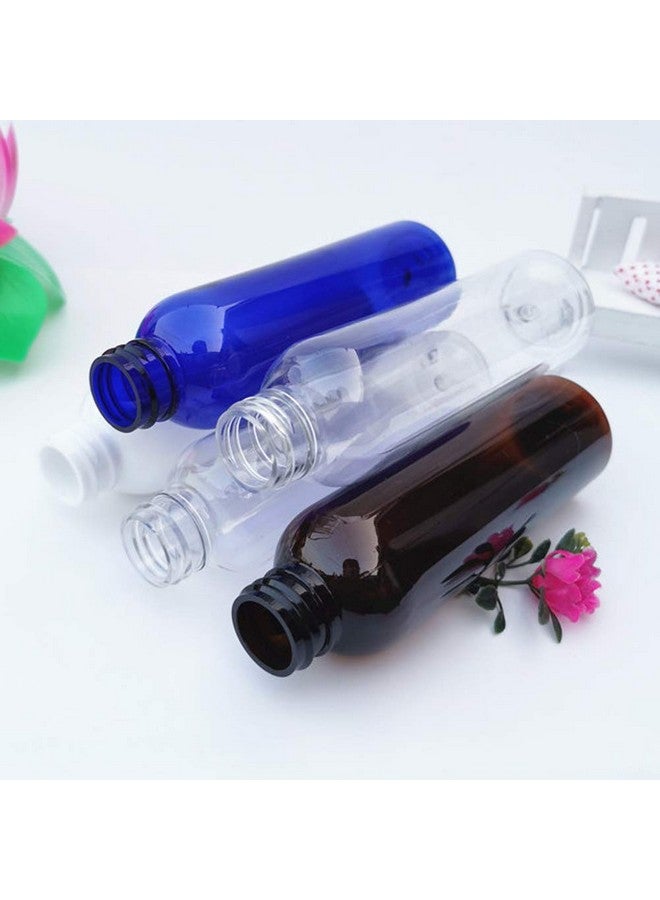 lasenersm 3 Pieces 100Ml Plastic Bottle With Aluminum Cap Plastic Bottle With Screw Cap Refillable Plastic Sample Bottle Cosmetic Dispenser Container For Lotion Shower Gel Cleaning Water Oiltransparent - Image 5