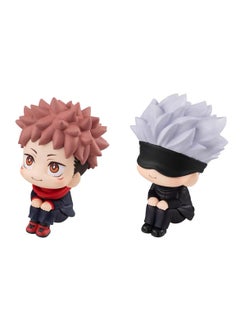 Generic 2-Piece Anime Jujutsu Kaisen Action Figure Set, Itadori Yuji Action Figure, Gojo Satoru Action Figure, Anime Figure Toy Collection Set ，Suitable for Car and Table Decoration  - Image 5