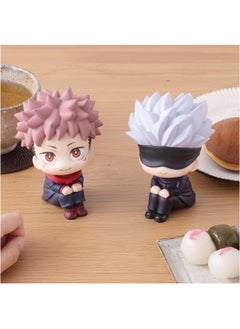 Generic 2-Piece Anime Jujutsu Kaisen Action Figure Set, Itadori Yuji Action Figure, Gojo Satoru Action Figure, Anime Figure Toy Collection Set ，Suitable for Car and Table Decoration  - Image 3