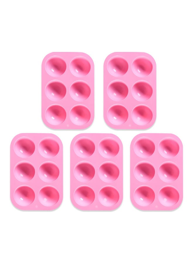 نيبمينينت قالب كيك ب6 فتحات من قطعتين وردي 5.2 x 19.5 13.2سم - Image 5