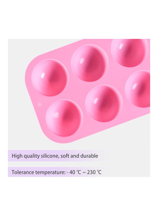 نيبمينينت قالب كيك ب6 فتحات من قطعتين وردي 5.2 x 19.5 13.2سم - Image 4