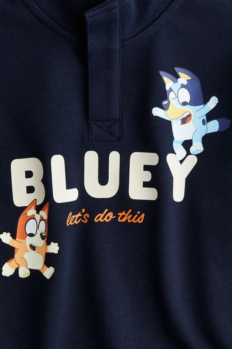 H&M Printed brushed-inside sweatshirt