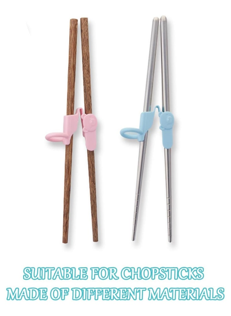 Oasisgalore 6 Pcs Reusable Training Chopstick Helpers - Eco-Friendly Aid for Kids and Beginners  - Image 5