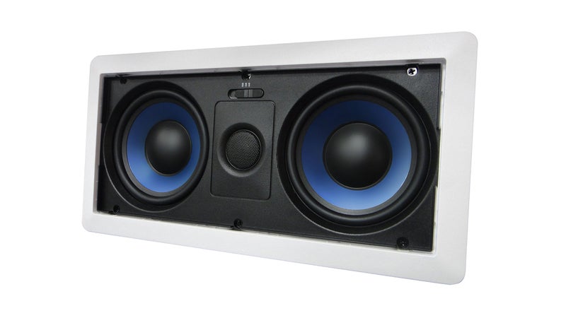 Silver Ticket Products 5252W Silver Ticket in-Wall Speaker with Pivoting Tweeter (Dual 5.25 Inch in-Wall Center Channel) - Image 1