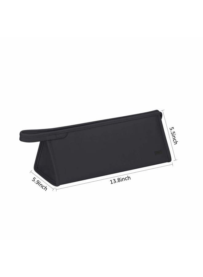 BUBM حقيبة تخزين سفر متوافقة مع جهاز تصفيف الشعر دايسون إير وراپ، نظام تصفيف وتجفيف الشعر شَارك فليكس ستايل، حقيبة حمل محمولة لتنظيم جهاز إير وراپ والمرفقات، أسود - Image 3