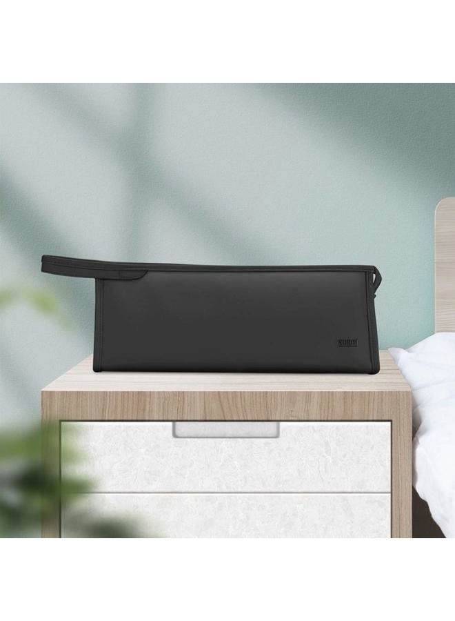 BUBM حقيبة تخزين سفر متوافقة مع جهاز تصفيف الشعر دايسون إير وراپ، نظام تصفيف وتجفيف الشعر شَارك فليكس ستايل، حقيبة حمل محمولة لتنظيم جهاز إير وراپ والمرفقات، أسود - Image 4