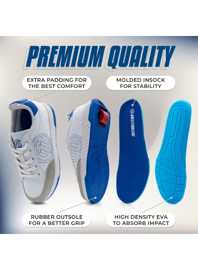 BREEZYROLLERS BREEZY ROLLERS shoes with wheels for children, Roller skates sneakers kids, From children's street shoes to roller skates in a few seconds, Patented click system, Trainers with wheels for girls & boys - Image 5