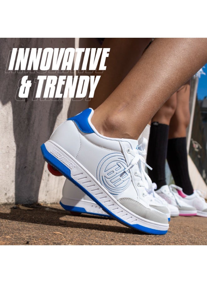 BREEZYROLLERS BREEZY ROLLERS shoes with wheels for children, Roller skates sneakers kids, From children's street shoes to roller skates in a few seconds, Patented click system, Trainers with wheels for girls & boys - Image 3