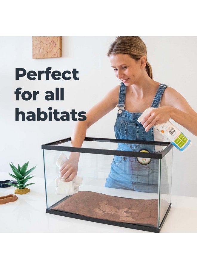 Oxyfresh Premium Terrarium Cleaner  Professional Amphibian & Reptile Terrarium Smell Eliminator  Safe & Quickly Removes Waste & Odors  Streak Free Glass  Bleach Free  - Image 4