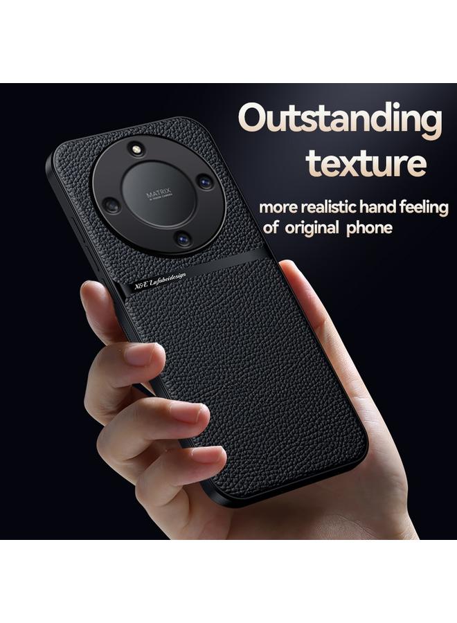 جرين تايجر جراب هاتف Honor X9a من جلد الليتشي المغناطيسي المقاوم للصدمات بتغطية كاملة - Image 3